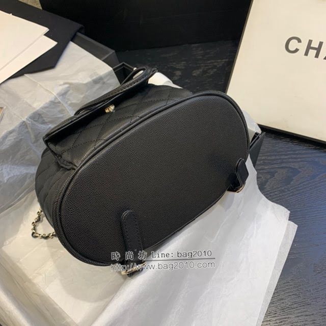 Chanel女包 香奈兒專櫃最新款球紋魚子醬牛皮後背包 Chanel雙肩背包 AS1371  djc4202